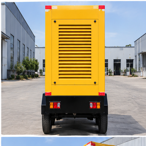 Generador Diésel Volvo Amarillo Silencioso Montado en Remolque, Insonorizado, 380V 50/60Hz, Arranque Remoto, Uso Industrial, Móvil - Product Image 3