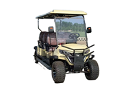 Voitures de golf électriques à cadre en aluminium importées de Chine, 6 places