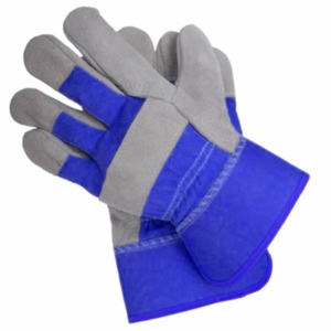 Guantes de Trabajo para Montadores Canadienses, Resistentes, de Seguridad Industrial, Reforzados con Cuero Vacuno, Cómodos, de Algodón, Color Personalizado - Product Image 4