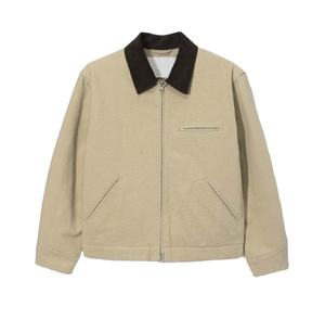 Chaqueta de Trabajo de Invierno para Hombre, Personalizada, de Alta Calidad, con Cuello Camisero, Cierre de Cremallera, de Algodón Resistente, Bordada, Cortavientos y Transpirable - Product Image 1