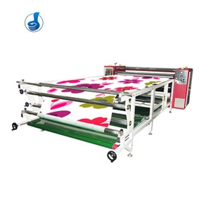 Calandre à sublimation 320cm presse à chaud à tambour automatique 1.7m 1.9m large rouleau rotatif d'impression chauffé à l'huile - Product Image 5