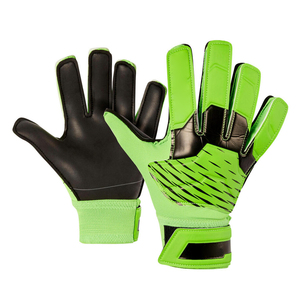 New Model Latex Soccer Goalkeeper Gloves Hook and Loop Closure Quick Drying Adjustable <b>Wrist</b> <b>Strap</b> Customized Colors & Sizes - Product Image 5