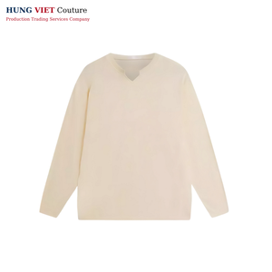 Partager T-shirt oversize à manches longues fabriqué au Vietnam jaune moutarde automne 2025 - Product Image 3