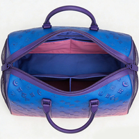 Personaliza tu Bolsa de Viaje con Logotipo, Material PU de Alta Calidad, Gran Capacidad, Ligera, Ajustable, Múltiples Bolsillos