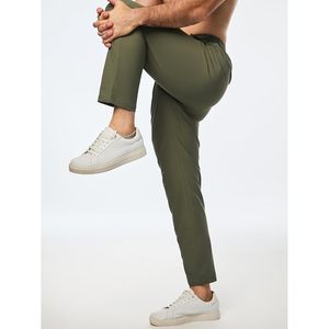 2025 hommes XL velours côtelé Chino pantalon décontracté Stretch Golf taille conique pantalon léger confortable avec poches zippées - Product Image 3