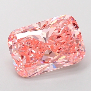 Diamante suelto de 5 quilates, color rosa intenso, cultivado en laboratorio, corte cojín VVS2, certificado IGI, corte excelente, para anillo de compromiso, joyería nupcial. - Product Image 1