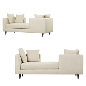 Superventas, chaise lounge moderno, muebles de tela hechos a mano de alta calidad para sala de estar, Hotel, precio al por mayor directo Indonesia - Product Image 5