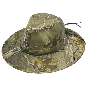 Sombrero de Ala Ancha Unisex con Camuflaje, Ajustable, Transpirable, Impermeable, para Exteriores, Primavera/Verano, Estilo Casual Multipanel, Moderno - Product Image 4