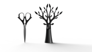 Ciseaux en verre faits à la main avec des motifs d'animaux, cerf noir, cadeaux originaux pour le Nouvel An, article décoratif personnalisé, fabrication directe d'usine à Taiwan - Product Image 6