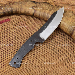 Hojas de Cuchillo Bushcraft de Acero de Alto Carbono Hechas a Mano con Borde Recto para Fabricación OEM y Personalización DIY - Product Image 3