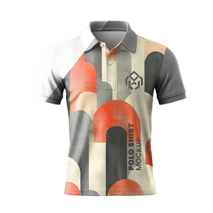 Polo de Punto Estampado Premium para Hombre, Ropa Deportiva de Secado Rápido, Proveedor de Logotipos Personalizados, Polo de Punto Estampado para Hombre de Alta Calidad al por Mayor - Product Image 4