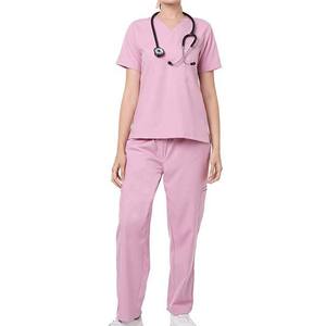 Uniformes Médicos para Enfermeras 2026 con Logotipo Personalizado, Antiarrugas, Lavables, de Tela Suave, Conjunto de Uniformes Médicos para Mujer, Estilo Jogger - Product Image 4