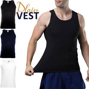 Camiseta deportiva sin mangas para hombre, hecha de 100% algodón, cómoda y ideal para el gimnasio, ejercicio y uso casual. - Product Image 1