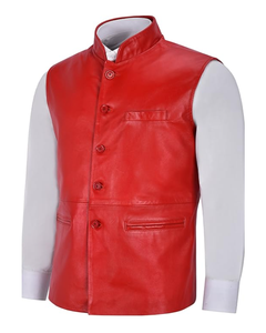 Chaleco de Hombre de Moda de Invierno, Casual, de Alta Calidad, de Cuero Genuino, Transpirable, Corto, Hecho a Medida, Nuevo y Moderno - Product Image 2