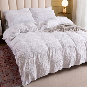 Ensemble de literie de mariage de luxe moderne 3 pièces, poids lourd, classe A, ensembles de housses de couette haut de gamme - Product Image 1