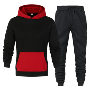 High Quality BRG Men Tracksuit Set Hoodie and Sweatpants Casual Outing Sportswear 2 Piece <b>Jumpsuits</b> Men's Tracksuits - Product Image 2