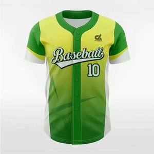 Maillot de baseball personnalisé 2025 bleu ciel à rayures fines avec bordure orange, uniforme d'équipe boutonné, nom et numéro personnalisés, style professionnel, vente en gros - Product Image 4