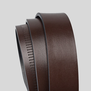 Ceintures décontractées et professionnelles pour hommes en cuir de vachette personnalisables, ajustables, avec boucle automatique argentée, robustes et tressées, pour le commerce international - Product Image 4