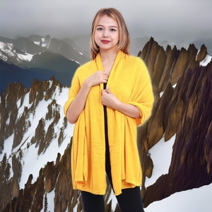 Luxurious Cashmere <b>Wool</b> Oversized Winter Cable Knitted Shawl/<b>Scarf</b> Solid Color Soft Warm Comfort <b>for</b> <b>Women</b> Adults <b>for</b> Home - Product Image 5