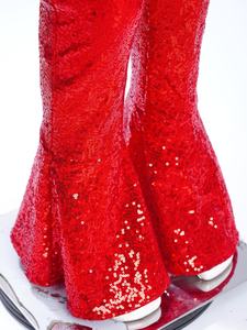 6-16 Kids Girls Dance Pants For Jazz Performance Competition Dance Stage Performance <b>Carnival</b> <b>Party</b> - Product Image 3