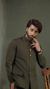 Wedding Waistcoat For Men Handcrafted Ethnic <b>Vest</b> Pakistani Traditional Fashion Formal Party Outfit Custom Sizes Colors - Product Image 6