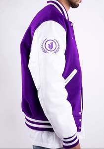 Vestes de baseball personnalisées pour hommes, style streetwear décontracté, tendance 2025, vestes universitaires, vestes bomber pour hommes - Product Image 3