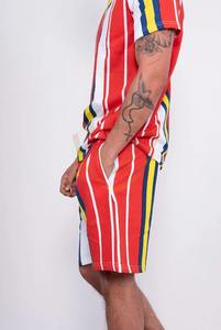 Conjunto de camiseta y pantalones cortos para hombre, ligero y transpirable, disponible al por mayor, totalmente personalizable, últimos diseños. - Product Image 3