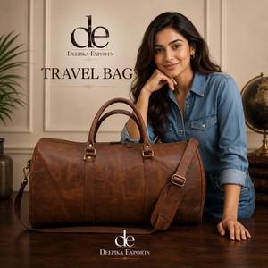 New Design Crunch Leather Luggage Bags Multi Uses Handmade Bag Unisex Travel Bag <b>Big</b> Size Multi Uses Hair on Hide <b>Handbag</b> - Product Image 6