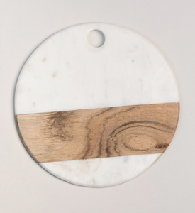 Planche à découper en marbre et bois d'acacia, vente en gros d'usine, avec poignée en corde, accessoires de cuisine - Product Image 5
