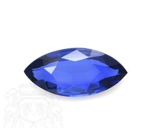 Piedra Preciosa de Zafiro Azul Corte Marquesa a Medida para Joyería, Piedras Sueltas al por Mayor - Product Image 5