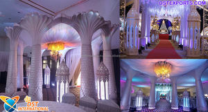 Lámparas marroquíes de escenario de boda canadiense Color personalizado Metal Durable Tamaño personalizado Decoración Aspecto vibrante - Product Image 3