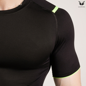 Camisetas de Compresión de Manga Corta Color Negro, Secado Rápido, Ropa Deportiva para Hombre, MMA, Fitness, Rash Guard, Nueva Llegada 2026 - Product Image 6