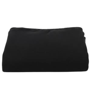 Pantalon de jogging en maille noir décontracté, taille élastique, vêtement de détente, pantalon en maille douce, coupe décontractée pour hommes et femmes, style urbain - Product Image 5