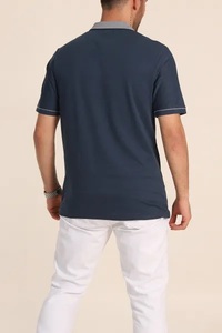 เสื้อยืดผู้ชายไซส์ใหญ่ ผ้าโพลีเอสเตอร์ผสมคอตตอน ระบายอากาศได้ดี ไม่หดตัว พิมพ์ลายดิจิทัล สไตล์ลำลอง - Product Image 2