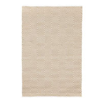 Handgewebter Maschinell Gefertigter Baumwoll-Teppich Beige Geometrisches Rautenmuster Moderner Boho Anpassbarer Bodenteppich Wohnzimmer