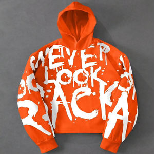 Sudadera con Capucha para Hombre, Manga Larga, Mezcla de Algodón, Ligera, Transpirable, Informal, Estilo Urbano, para Gimnasio o Verano - Product Image 2