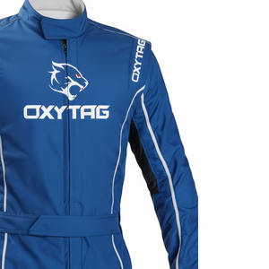 Combinaison de karting personnalisée, uniforme professionnel de karting, combinaison de course bleue Go Kart F1, équipement de sport automobile respirant et performant - Product Image 2