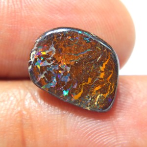 Cabujón de Ópalo Boulder Suelto Natural de Australia, Piedra de Ópalo Boulder Sólido con Fuego para Joyería - Product Image 1