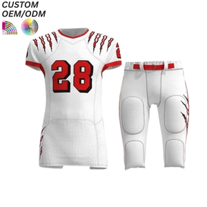 Maillot de rugby personnalisé brodé respirant 100 % polyester, uniforme d'équipe de football sans manches unisexe OEM à l'avant - Product Image 5