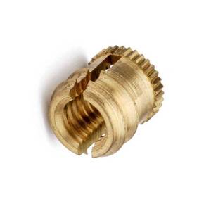 Inserto de Expansión Autoblocante de Latón Duradero, Inserto Roscado Antideslizante de Alta Resistencia para Muebles y Trabajos en Madera - Product Image 1