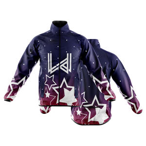 Veste coupe-vent personnalisée pour homme, coupe classique, 100% nylon, écologique, séchage rapide, imperméable, coupe-vent, respirante, col roulé - Product Image 4