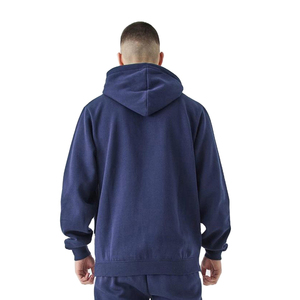 Pull à capuche surdimensionné personnalisable pour homme, taille plus, imprimé, pour l'entraînement et la course, deux pièces, confortable, 100% coton molletonné - Product Image 5