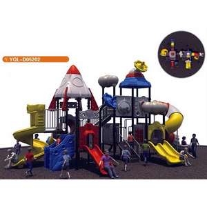 Bộ Cầu Trượt Và Xích Đu Nhựa Thương Mại Ngoài Trời Cho Trẻ Em Bán - Product Image 2