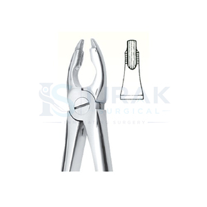 คีมถอนฟัน ฟันหน้าบน รากฟัน สแตนเลส เครื่องมือผ่าตัดแบบใช้มือ คลาส 1 - Product Image 1