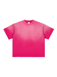 T-shirt Musculation Vintage Streetwear Urbain Sans Manches Coupe Décontractée T-shirt à Manches Courtes Haut Musculation Oversize Épais Unisexe - Product Image 2