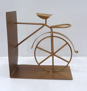 Decorative Bookends manufacturer Modern <b>Book</b> Ends Bookshelf Dividers <b>Stoppers</b> Heavy Duty for Heavy Decorative Gold - Product Image 4