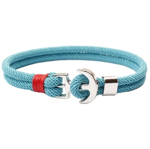 Handmade Coustmized Anchor <b>Bracelet</b> <b>Adjustable</b> Paracord <b>Bracelet</b> - Product Image 1