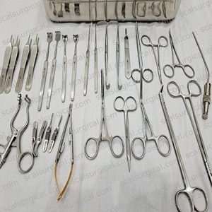 Instrumental Quirúrgico para Fístula Arteriovenosa, Juego de 30 Piezas, Acero Inoxidable Alemán, Reutilizable, Autoclavable, con Certificación CE e ISO - Product Image 5