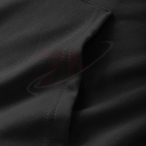 Sudaderas con capucha personalizadas al por mayor, 100% algodón polar de 450 GSM, color negro, para hombre, con bolsillo frontal, estilo casual. - Product Image 4