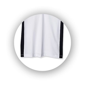 Polo pour homme en gros, couleur blanc classique, design personnalisé, qualité promotionnelle, coton respirant, grandes tailles - Product Image 6